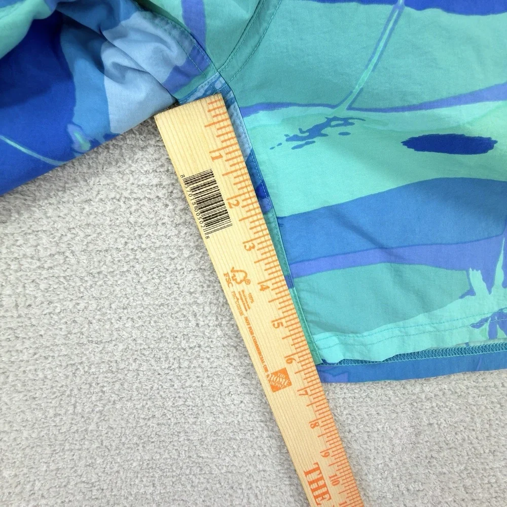 SAXX Go Coastal 2N1 Volley Swim Trunks XL Blue Tropical Palm BallPark Pouch